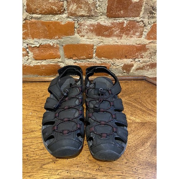 Pre-Own Khombu Women's Active Sport Adjustable Sandals Black Ashley . Size 9M - Picture 4 of 5